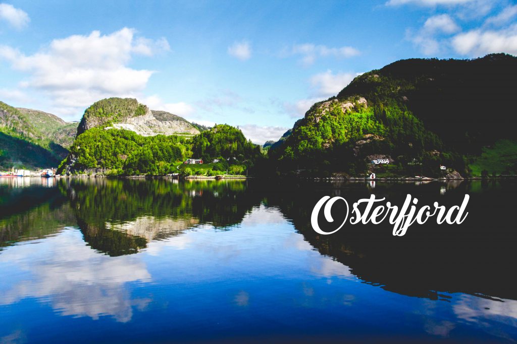 Le osterfjord - Une blonde en Norvège