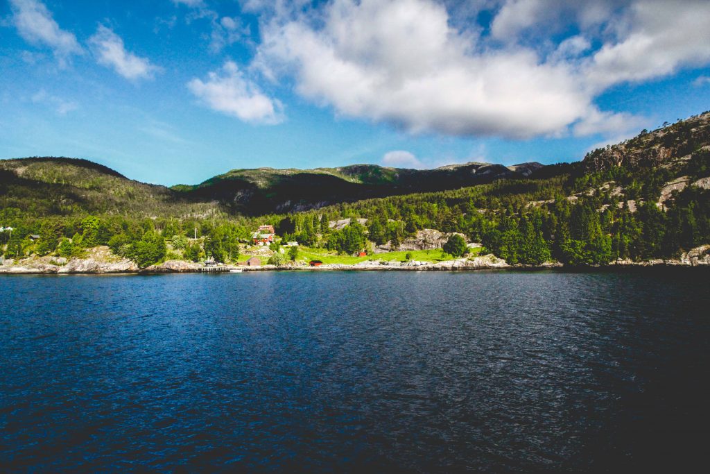 Le Osterfjord - Une blonde en Norvège