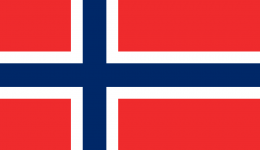 Drapeau Norvégien - Une blonde en Norvège