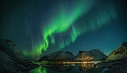 Aurores boréales - Une Blonde en Norvège