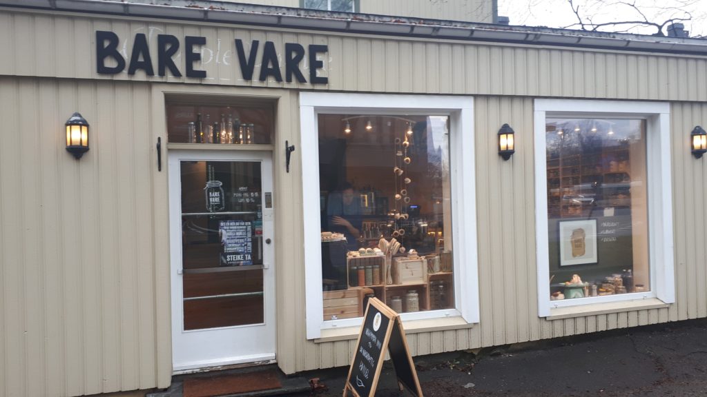 Bare Vare : boutique de vente en vrac à Tønsberg - Une blonde en Norvège