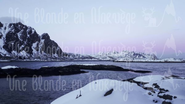 Ciel rose - Une blonde en Norvège