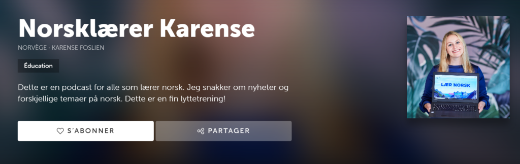 Karense podcast - Une blonde en Norvège