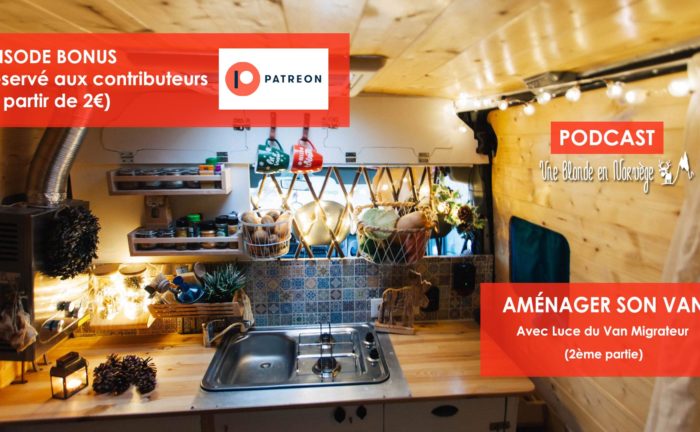 Aménager son van - Une blond en Norvège