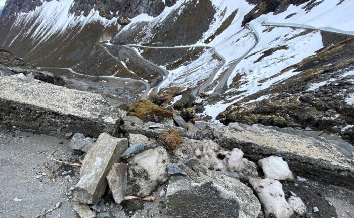 Trollstigen - Une blonde en Norvège