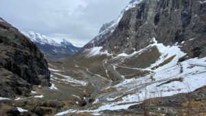 Trollstigen - Une blonde en Norvège