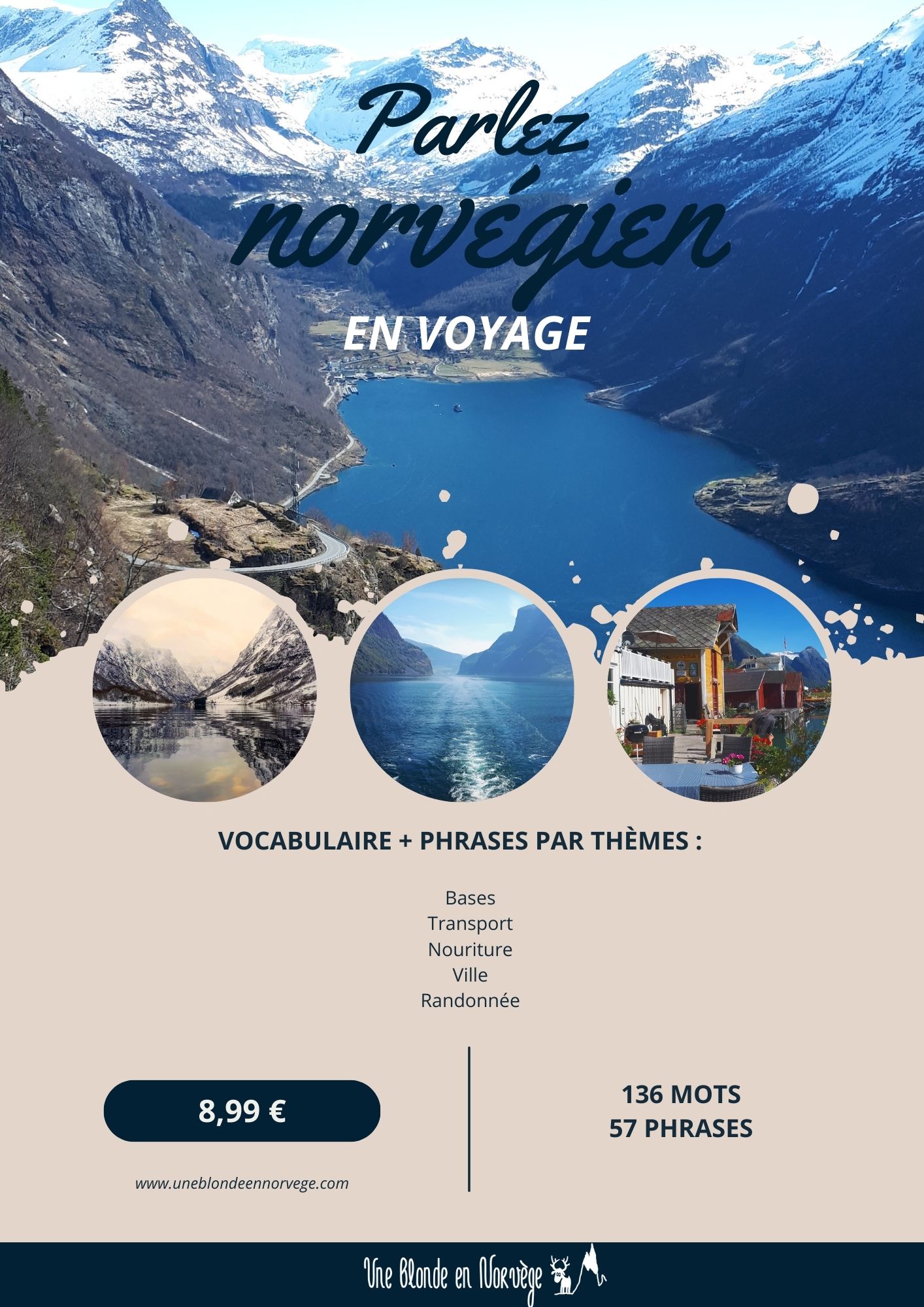 Parlez norvégien en voyage - Une blonde en norvège