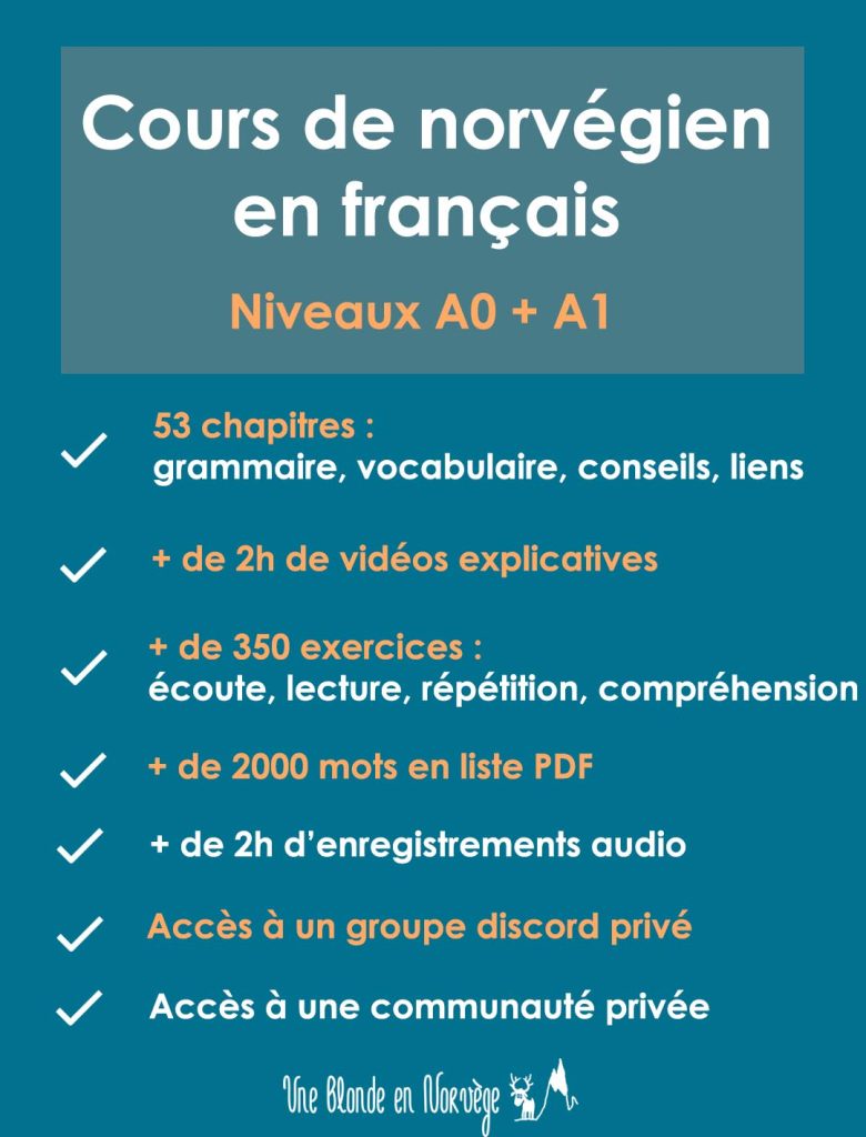 Niveaux A0 + A1 - Une blonde en Norvège