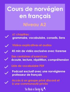 Cours de norvégien en français A2