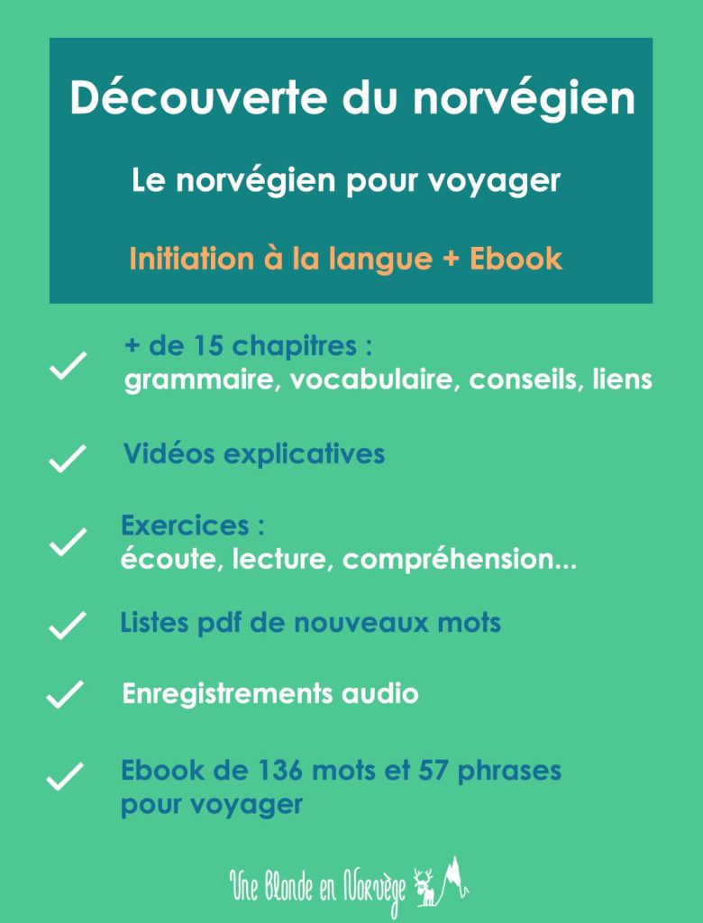 Découverte du norvégien - Une blonde en Norvège