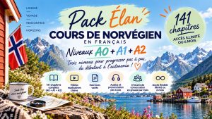 Cours de norvégien en français A0 + A1 + A2