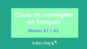 Cours de norvégien en français A1 + A2 - Une blonde en Norvège