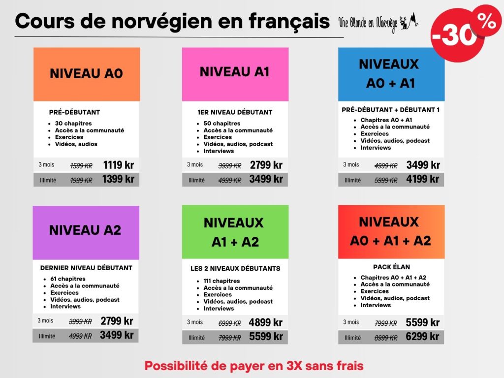 Promo Noël 2025 - Une blonde en Norvège