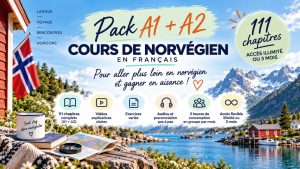 Cours de norvégien en français A1 + A2