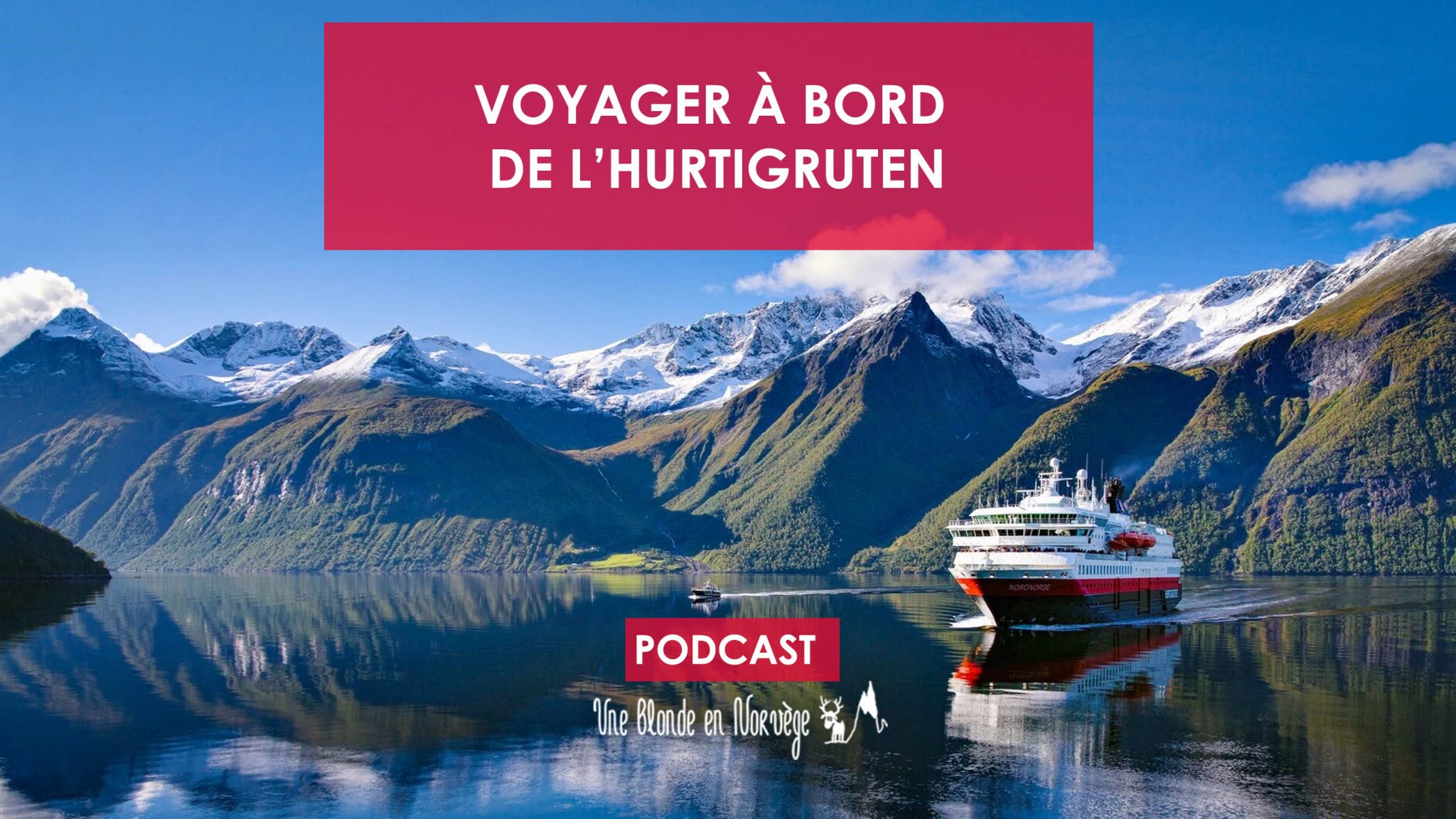 Hurtigruten - Une blonde en norvège