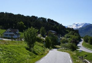 Rogfast - E39 - Une blonde en Norvège