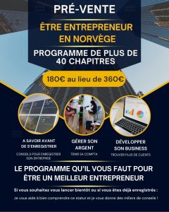 Être entrepreneur en Norvège - Une blonde en Norvège