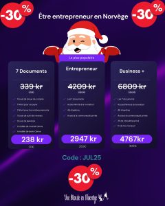 Promo Noël 2025 - Une blonde en Norvège