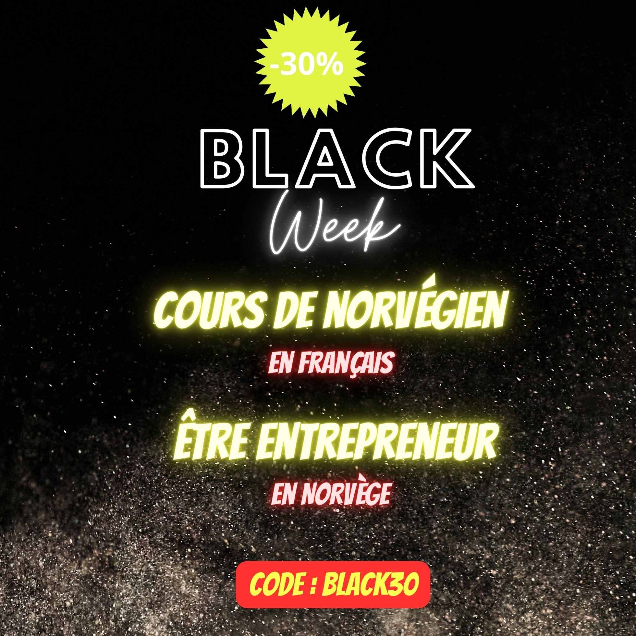 Black Week - 30% - Une blonde en Norvège