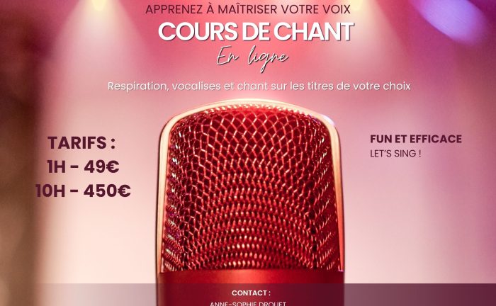 Cours de chant en ligne