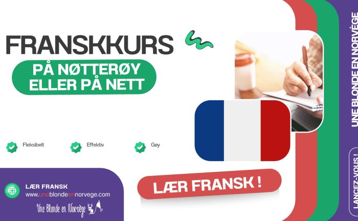 Franskkurs på nett - Une blonde en Norvège