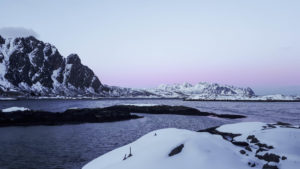 Ciel rose - Une blonde en Norvège