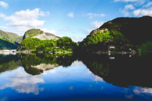 Fjord depuis Bergen - Une blonde en Norvège